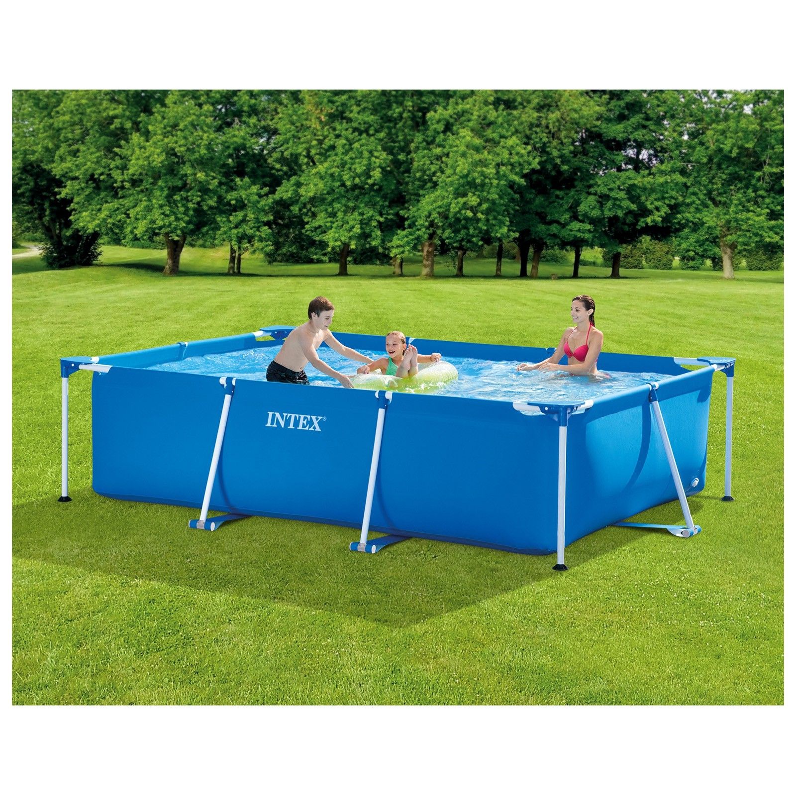 Бассейн каркасный intex rectangular frame 28272. Бассейн intex 28271. бассейн bestway deluxe splash frame 56078/56411, 300х66 см. бассейн каркасный 300*200*75 см intex 28272. intex 6*3.