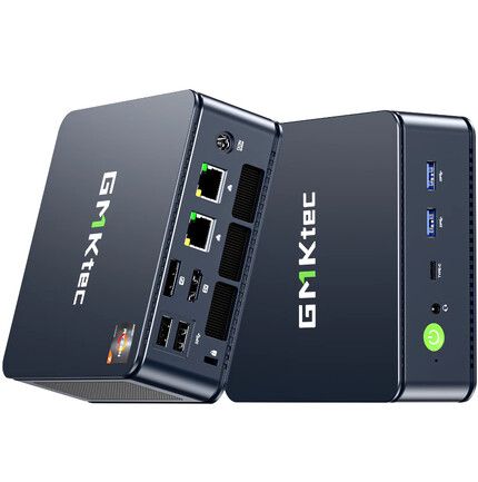 GMKtec M5 PLUS AMD Ryzen 5825U ГГц, 16Gb, 512Gb SSD, AMD Radeon RX  Vega 8, Wi-Fi, BT, Windows 11 Pro