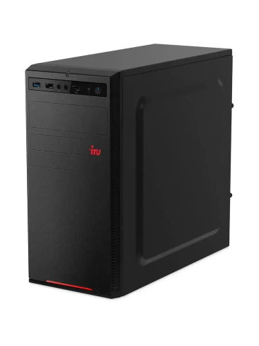 Системный блок iRU Corp 310 MT, Intel Core i3-12100 / 8 ГБ DDR5 / 256 ГБ SSD / Intel UHD Graphics / Без ОС, черный (2156022)