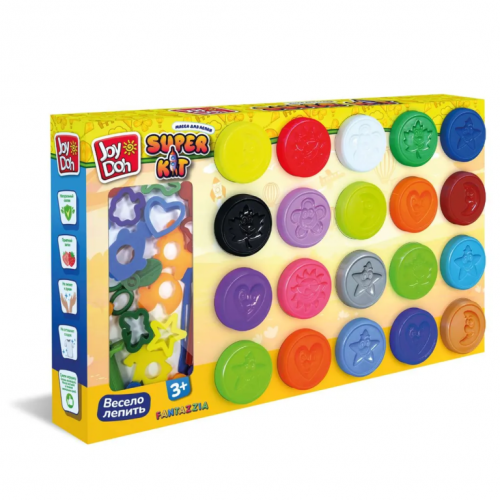 Набор для лепки Joy-Doh Супер набор с формами 20*56гр POT-20/056