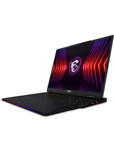 Ноутбук MSI Raider 18 HX AI A2XWIG-204RU, 18" (3840x2400) IPS 120 Гц/Intel Core Ultra 9 285HX/32 ГБ DDR5/4096 ГБ SSD/NVIDIA GeForce RTX 5080 для ноутбуков (16 Гб)/Windows 11 Home, Черный (9S7-182462-204)