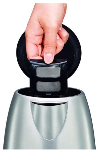 Чайник Tefal KI 270D Confidence, нержавеющая сталь/черный