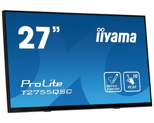 Монитор Iiyama 27" ProLite T2755QSC-B1 черный IPS LED