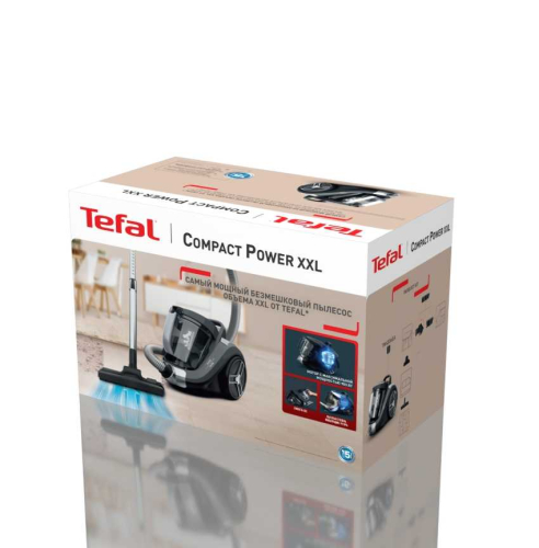 Пылесос Tefal Compact Power XXL TW4B36EA серый