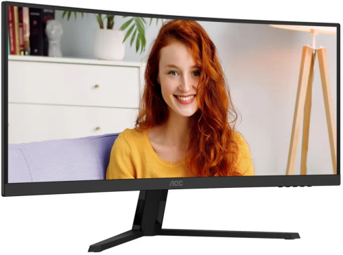 Монитор AOC 34" CU34B3E 1500R, VA UWQHD, 1/4ms, 120Hz, черный