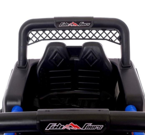 Электромобиль «Квадроцикл», 2 мотора, цвет синий. Внедорожник