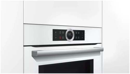 Электрический духовой шкаф Bosch CMG633BW1, белый