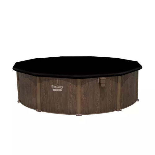 Каркасный бассейн 488х130см, композитный, 21490л, песч.фил.-нас. 5678л\ч, лестн, тент, подст, дисп., Bestway, 561CU BW