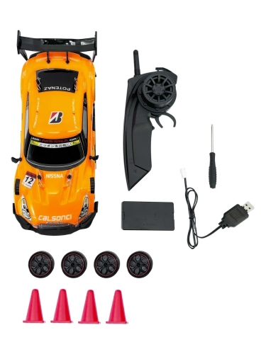 Гоночная машинка на пульте управления для дрифта Nissan 1:14 KariKids