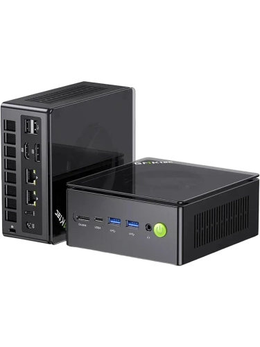 Мини-ПК GMKtec K8 PLUS NucBox, AMD Ryzen 7 8845HS/32 ГБ DDR5/1024 ГБ SSD/AMD Radeon Graphics/Windows 11 Pro, черный (K8PLUS/8845HS/32GB+1TB)
