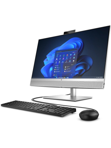 Моноблок HP EliteOne 870 G9, 27" (1920x1200) IPS / Intel Core i7-14700 / 16 DDR5 / 512 ГБ SSD / Intel UHD Graphics / Без ОС / Клавиатура, мышь, Серебристый (5V757ES)