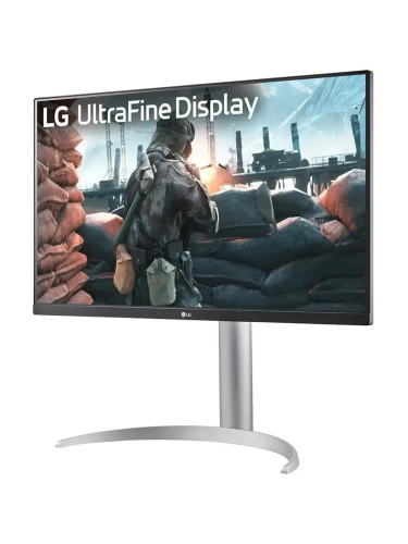 Монитор LG UltraFine 27UP650K-W 27" IPS monitor, 3840x2160, 400cd/m2, 16:9, 5мс (GtG), HDMIx2, DP, Headphone Out, 60Hz, 178/178, внешний БП, VESA 100x100, HAS 110mm, white/silver/black