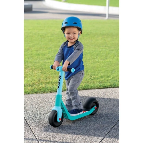 Самокат двухколёсный детский RAZOR Wild Ones Shark бирюзовый