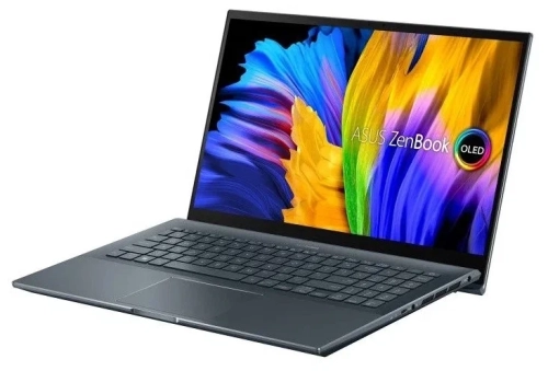 Ноутбук ASUS ZenBook Pro UM535QE-KY247W 15.6" 1920x1080, AMD Ryzen 7 5800H 3.2 ГГц, RAM 16 ГБ, SSD 512 ГБ, NVIDIA GeForce RTX 3050 Ti, Windows 11 Home, 90NB0V91-M00FT0, серый