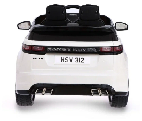 Электромобиль RANGE ROVER VELAR EVA колеса кожаное сидение цвет белый