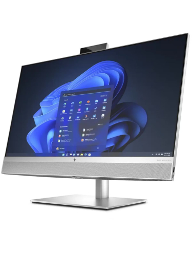 Моноблок HP EliteOne 870 G9, 27" (2560x1440) IPS / Intel Core i7-14700 / 16 DDR5 / 1024 ГБ SSD / Intel UHD Graphics / Windows 11 Pro / Клавиатура, мышь, Серый (99M06ET)