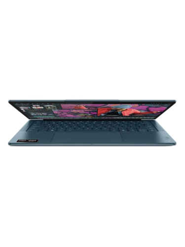 Ноутбук Lenovo Yoga Slim 7 14AKP10, 14" (2880x1800) OLED 120 Гц/AMD Ryzen AI 5 340/16 ГБ DDR5/1024 ГБ SSD/AMD Radeon Graphics/Windows 11 Home, Бирюзовый (83JY0009RK)