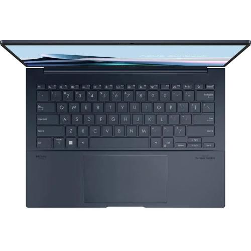 Ноутбук ASUS Zenbook 14 OLED UX3405MA-QD986, 14" (1920x1200) OLED/Intel Core Ultra 5 125H/16 ГБ LPDDR5X/512 ГБ SSD/Intel Arc Graphics/Без системы, Синий (90NB11R1-M01SL0)