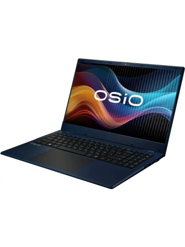 Ноутбук OSiO BaseLine B150i, 15.6" (1920x1080) IPS/Intel Processor N100/6 ГБ DDR4/256 ГБ SSD/Intel UHD Graphics/Без системы, Синий (B150i-012c)