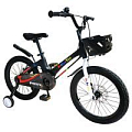 Велосипед 18" BIBITU PONY, чёрный/белый