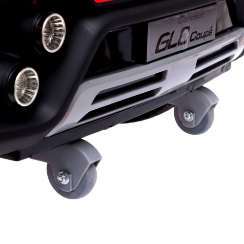 Электромобиль MERCEDES-BENZ GLC COUPE, EVA колеса, кожаное сидение, цвет красный