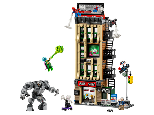 Конструктор LEGO Marvel Super Heroes 76342 Daily Bugle: Человек-паук против Мистерио