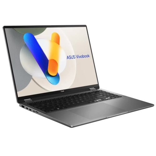 Ноутбук ASUS Vivobook 16 Flip TP3607SA-RJ068W, 16" (2880x1800) OLED 120 Гц/Intel Core Ultra 7 256V/16 ГБ DDR5/1024 ГБ SSD/Intel Arc Graphics/Windows 11 Home, Серый (90NB1511-M003V0)