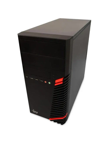 Системный блок iRU Planio 310H6SM MT, Intel Core i3-12100F / 8 ГБ DDR4 / 256 ГБ SSD / NVIDIA GeForce GT 610 (2 Гб) / Без ОС, черный (2162845)