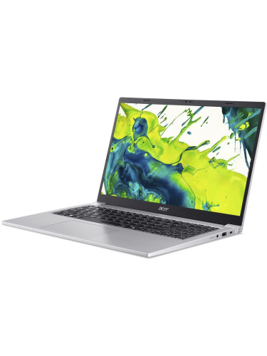Ноутбук Acer Aspire Lite 15 AL15-36P-37A4, 15.6" (1920x1080) IPS/Intel Core 3 N350/8 ГБ DDR4/256 ГБ SSD/Intel UHD Graphics/Без системы, Серебристый (NX.DGJCD.003)
