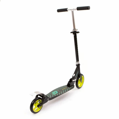 Детский 2-колесный городской самокат Top Gear Т20012, черный/зеленый