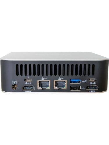 Мини-ПК Geekom A8 MAX, AMD Ryzen 7 8745HS / 16 ГБ DDR5 / 1024 ГБ SSD / AMD Radeon Graphics / Windows 11 Pro, серебристый (GMA8MAXR78745HS-161-EU)