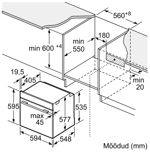 Электрический духовой шкаф Bosch HBG876EC7S
