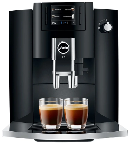 Кофемашина Jura E6 (EB), Piano Black