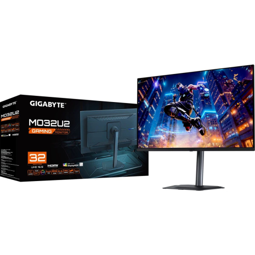 Монитор 31.5" Gigabyte MO32U2 EK QD-OLED 3840 x 2160, 240Hz, 0,03 ms Black (20VM0-MO32U2BT-1EKR)