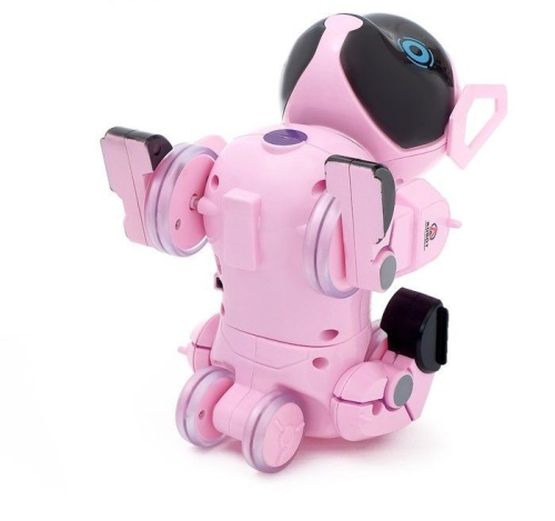 Робот-собака радиоуправляемый «Паппи», световые и звуковые эффекты, работает от аккумулятора, цвет розовый Робот-собака радиоуправляемый «Паппи», световые и звуковые эффекты, работает от аккумулятора, цвет розовый