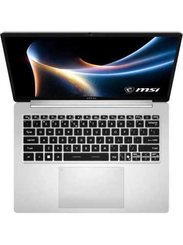 Ноутбук MSI Modern 14S AI+ G3MG-010XRU, 14" (1920x1200) OLED/Intel Core Ultra 7 355/16 ГБ DDR5/512 ГБ SSD/Intel Graphics/Без системы, Серебристый (9S7-14U212-010)