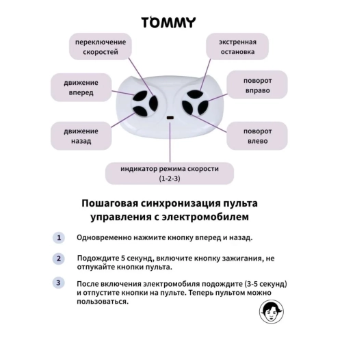 Электромобиль TOMMY Mercedes G63 AMG MB-5 черный