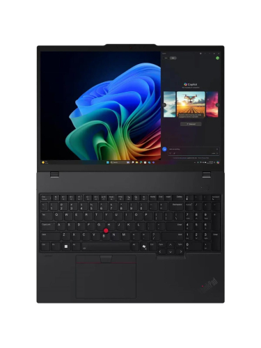 Ноутбук Lenovo ThinkPad T16 Gen 4, 16" (1920x1200) IPS/AMD Ryzen AI 7 PRO 350/16 ГБ DDR5/512 ГБ SSD/AMD Radeon Graphics/Windows 11 Pro, Черный (21QN005XUS)