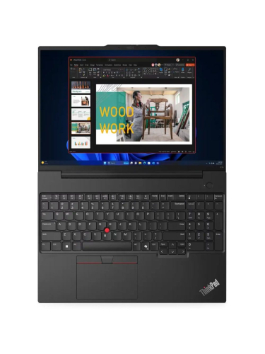 Ноутбук Lenovo ThinkPad E16 G2, 16" (1920x1200) IPS/Intel Core Ultra 5 125U/32 ГБ DDR5/512 ГБ SSD/Intel Graphics/Без системы, Черный (21MAS04600_32G)