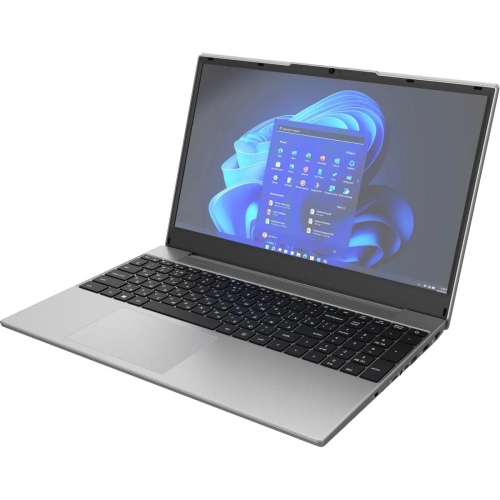 Ноутбук Digma PRO Breve DN15R5-8DXW03, 15.6" (1920x1080) IPS/AMD Ryzen 5 5500U/8ГБ DDR4/512ГБ SSD/Radeon Graphics/Win 11 Pro, серебристый (DN15R5-8DXW03)