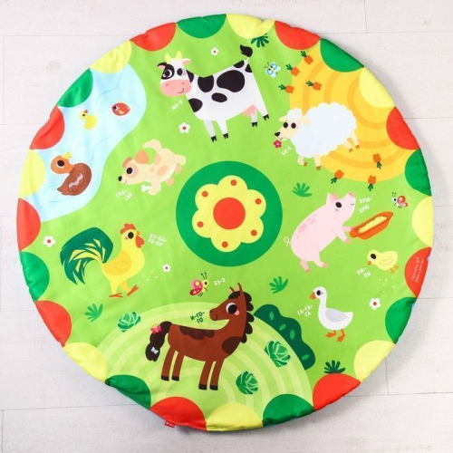 Развивающий коврик «Домашние зверята», с дугами Развивающий коврик «Домашние зверята», с дугами