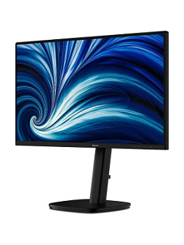 Монитор 23.8" Philips 24B2N3200А 1920x1080 WLED, 16:9 IPS 300cd, 1500:1, 50M:1, 4ms, 178°/178°, VGA, HDMI, DP, 120Hz, Speakers, Tilt, Height, Swivel, Pivot, Internal, VESA, Black, 3y