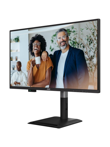 Монитор AOC Q27P4CV 27" IPS, 2560x1440, 120Hz, 4ms, 350сd/m, 1500:1 | HDMI(2.0), DP(1.4), Type-C(PD-96W), 4xUSB 3.2, RJ45 | HAS, Pivot, Swivel, InPSU, Speakers, Vesa 100, Black