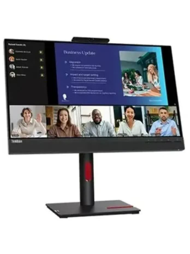 Монитор 23,8" Lenovo ThinkVision T24v-30, FHD, IPS, HDMI, DP, VGA, Cam, 4xUSB 3.2, USB 2.0, Черный 63D8MAT3EU