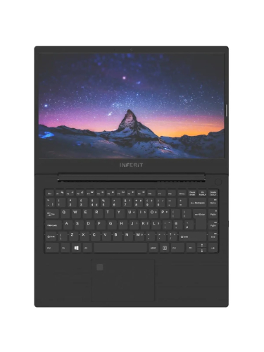 Ноутбук INFERIT Enox, 14.1" (1920x1080) IPS/Intel Core i7-10510U/16 ГБ DDR4/512 ГБ SSD/Intel UHD Graphics/Без системы, Черный (IFLTSI7INM11)
