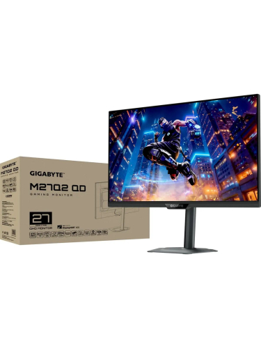 Монитор Gigabyte M27Q2 EK 27" Black {IPS 2560x1440 200Hz 1ms 350cd 1000:1 178/178 3xUSB3.2 USB Type-C 2xHDMI 2.0 DisplayPort 1.4 HAS}