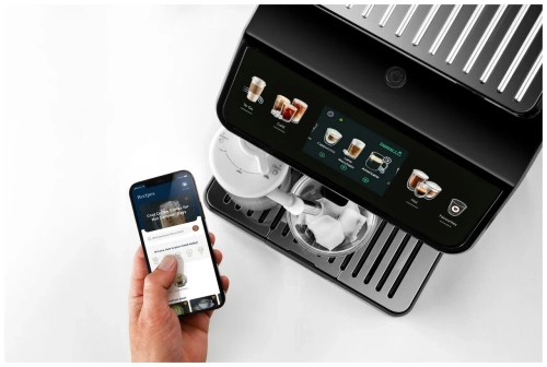 Кофемашина DeLonghi Eletta Explore ECAM 450.55 S, серебристый/черный Кофемашина DeLonghi Eletta Explore ECAM 450.55 S, серебристый/черный