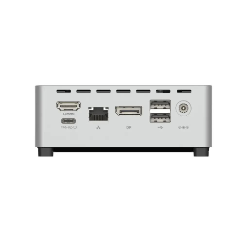 Мини-ПК MINISFORUM UN1245, Intel Core i5-12450H / 16 ГБ DDR4 / 1024 ГБ SSD / Intel UHD Graphics / Windows 11 Pro, серебристый (UN1245 / 16GB+1TB)