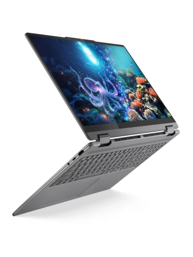 Ноутбук Lenovo Yoga 7 16ILL10, 16" (2880x1800) OLED 120 Гц/Intel Core Ultra 7 256V/16 ГБ LPDDR5X/1024 ГБ SSD/Intel Arc Graphics/Windows 11 Pro, Серый (83JT0028RK_Win11P)