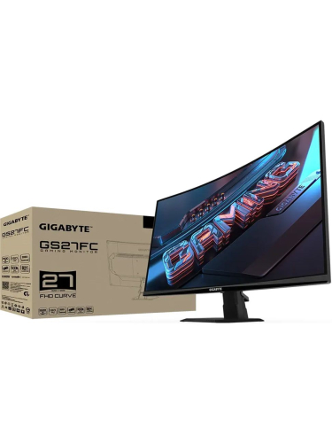 Монитор Gigabyte GS27FC 27" {VA Curved  1920x1080 180Hz 1ms 250cd 1000:1 2xHDMI2.0 DisplayPort1.4 AudioOut}